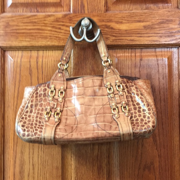 croc print purse